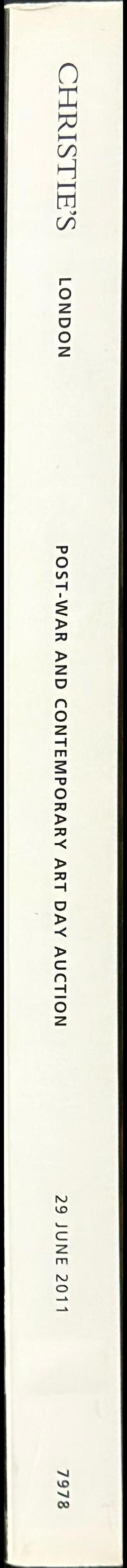 Post-war and contemporary art day auction : Wednesday 29 June 2011 / Christie's spine