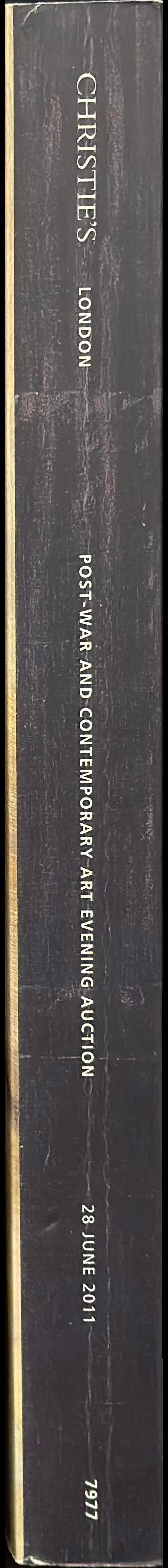 Post-war and contemporary art evening auction : Tuesday 28 June 2011 spine