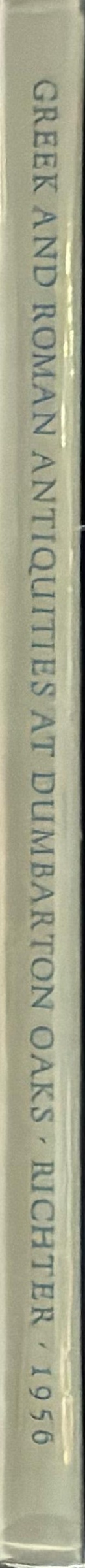 Catalogue of Greek and Roman antiquities in the Dumbarton Oaks collection spine