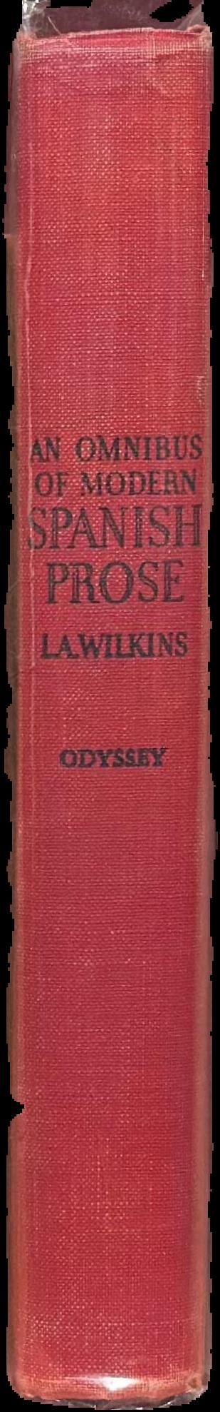 An omnibus of modern Spanish prose spine
