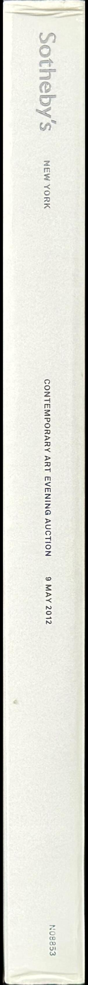 Contemporary art : evening auction, New York, 9 May 2012 at 7pm, lots 1-59 spine