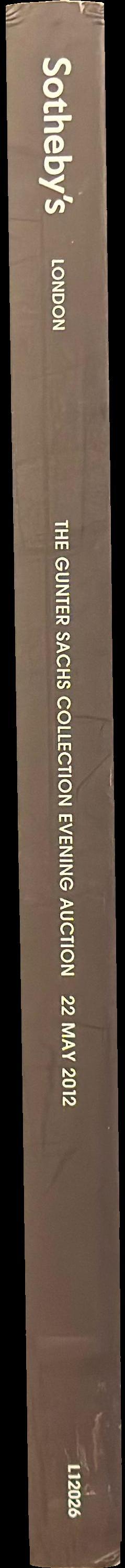 The Gunter Sachs Collection : evening auction, London 22 May 2012, at 7 pm, lots 1-42 spine