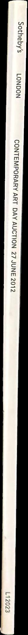 Contemporary art : day auction, London 27 June 2012 at 10.30 am and 1.30 pm, lots 101-354 spine
