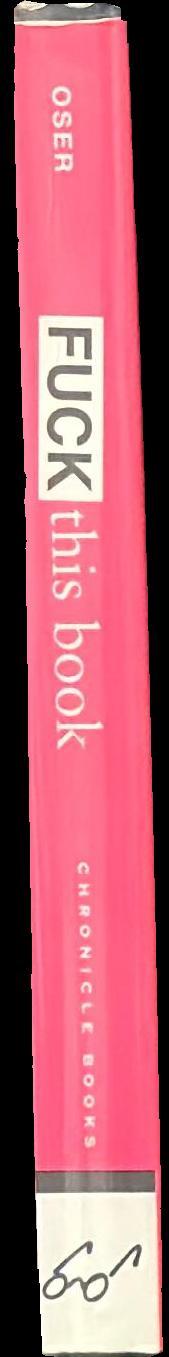 Fuck this book / Bodhi Oser spine