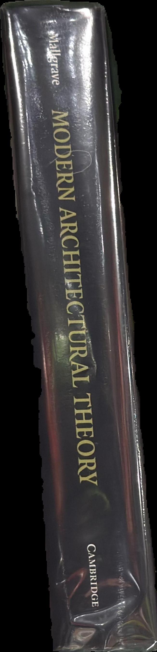 Modern architectural theory : a historical survey 1673-1968 spine