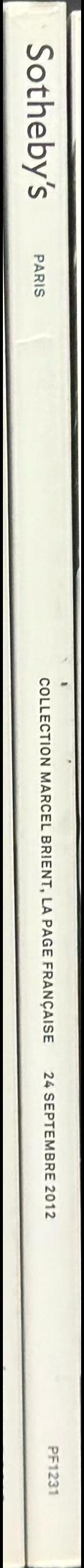 Collection Marcel Brient : la page Francaise spine