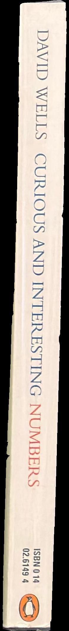The Penguin dictionary of curious and interesting numbers spine