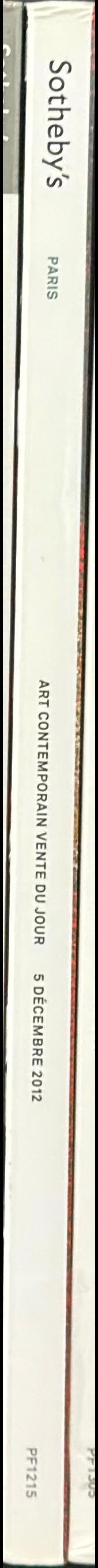 Art contemporain : vente du jour, Paris, 5 Decembre 2012 a 14 h 30, lots 101-225 spine