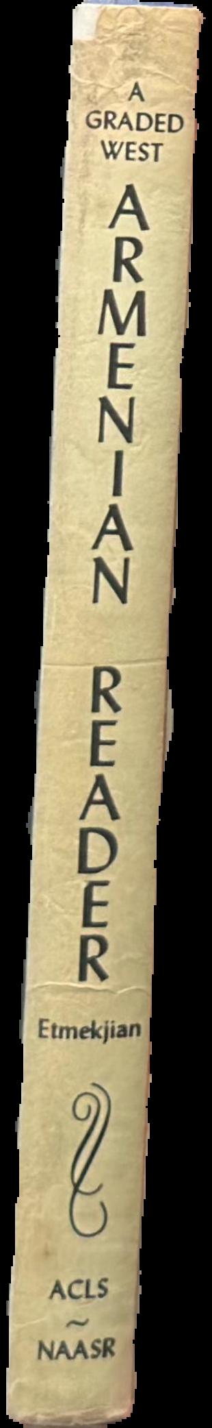 A graded West Armenian reader : selections from Armenian literature spine