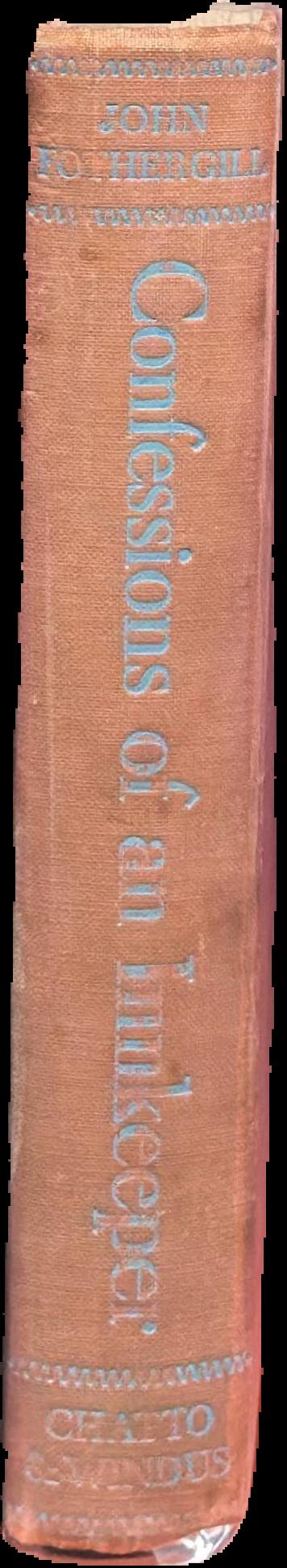 Confessions of an innkeeper / by John Fothergill spine