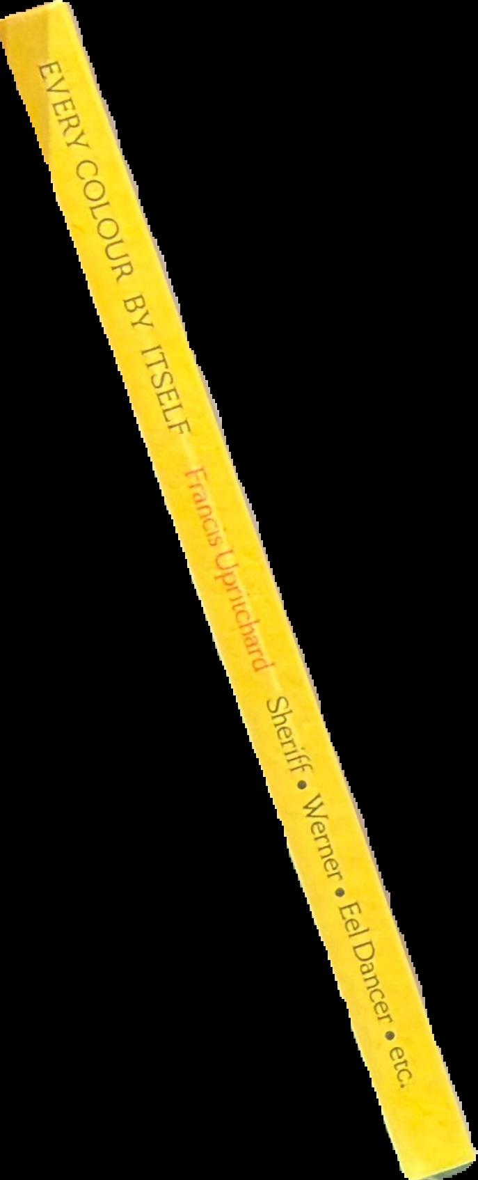 Every colour by itself / Francis Upritchard spine
