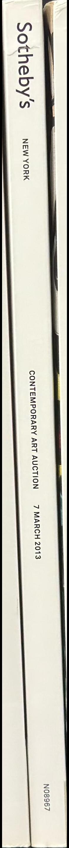 Contemporary art : New York, 7 March 2013 / Sotheby's spine