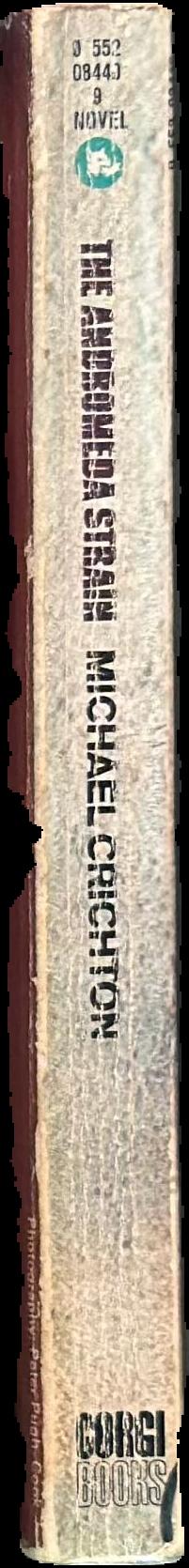 The Andromeda strain / Michael Crichton spine