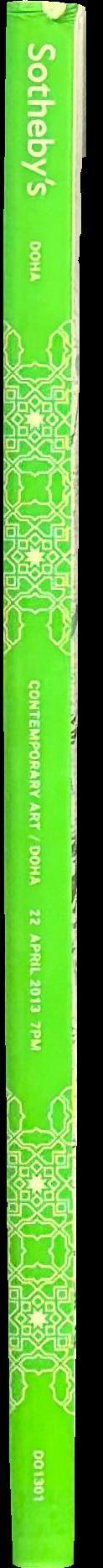 Contemporary art : Doha, 22 April 2013, at 7 pm, Lots 1-47 / Sotheby's spine