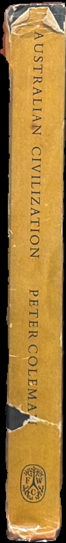 Australian civilization : a symposium spine