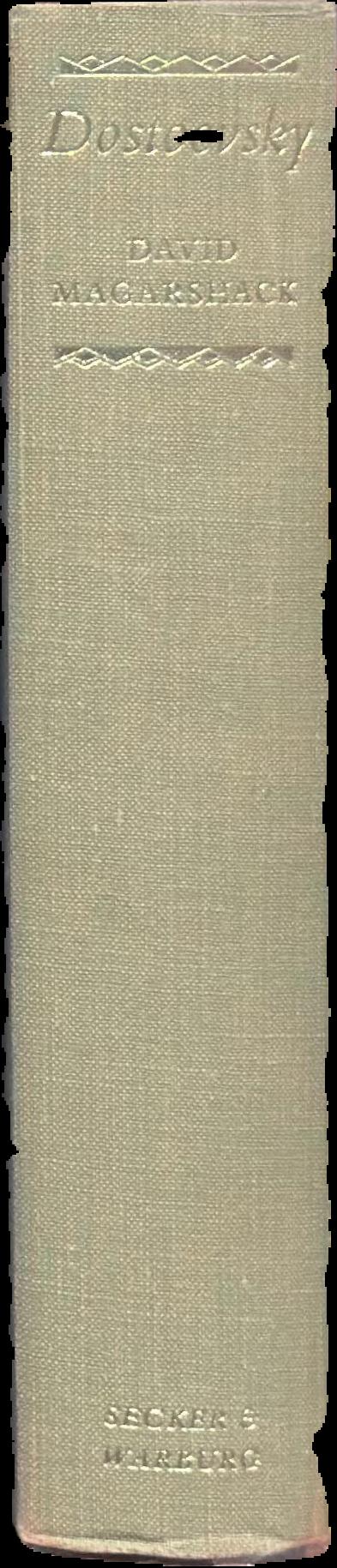 Dostoevsky / by David Magarshack spine