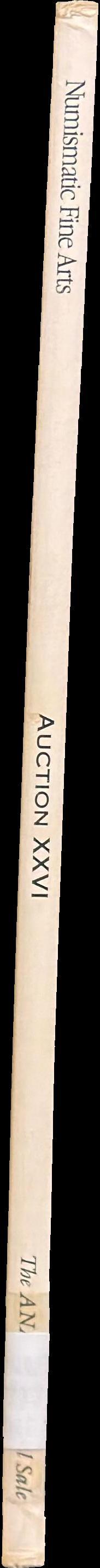 Auction XXVI : the ANA centennial sale of ancient Greek and Roman coins spine