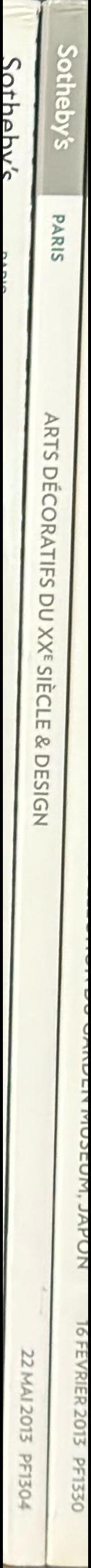 Arts Decoratifs du XXe siecle and design : vente a Paris Mercredi 22 May 2013, 14 H 30 spine
