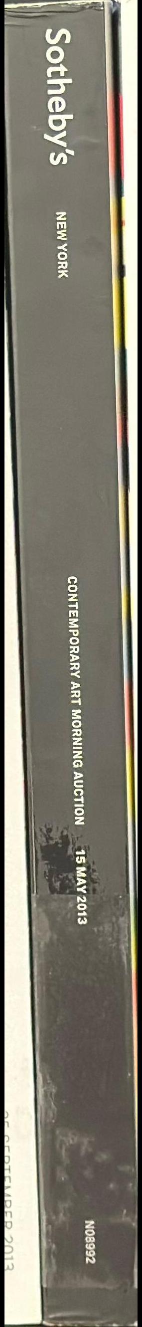 Contemporary art : morning auction : New York, 15 May 2013 at 9:30am : lots 101-333 spine