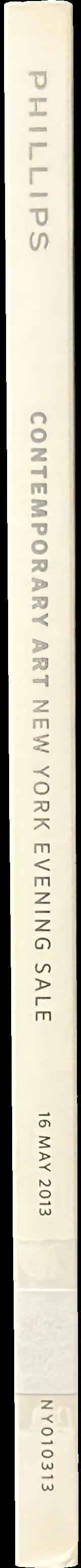 Contemporary art : New York evening sale, 16 May 2013 at 7 pm : lots 1-38 spine
