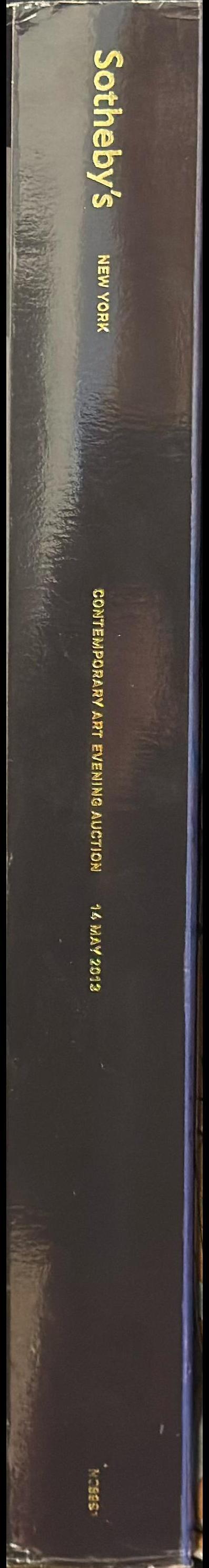 Contemporary art : evening auction, New York, 14 May 2013 at 7 pm : lots 1-64 spine