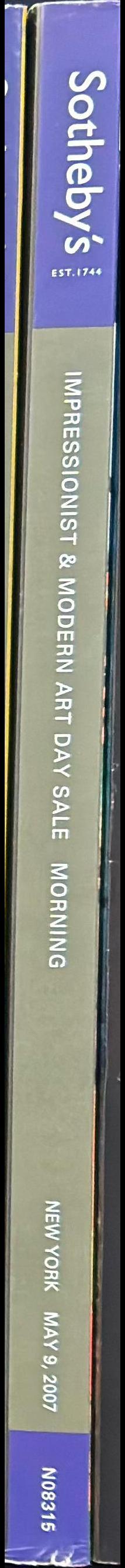 Impressionist and modern art day sale : morning : New York, Wednesday May 9, 2007 at 10 am spine