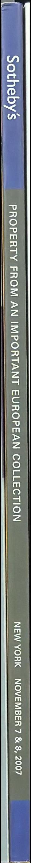 Property from an important European collection spine