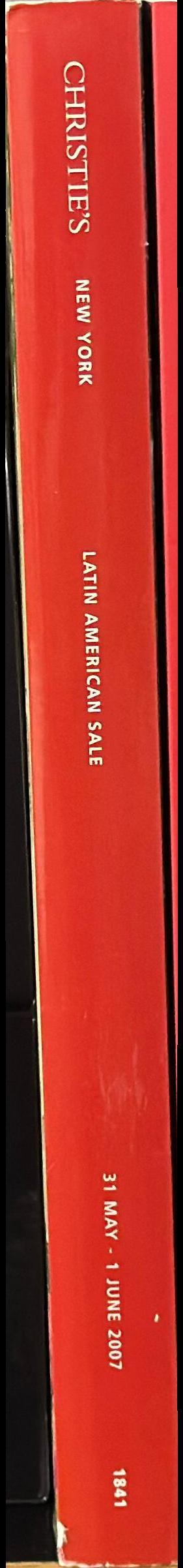 Latin American sale : Thursday, 31 May and Friday 1 June 2007 spine