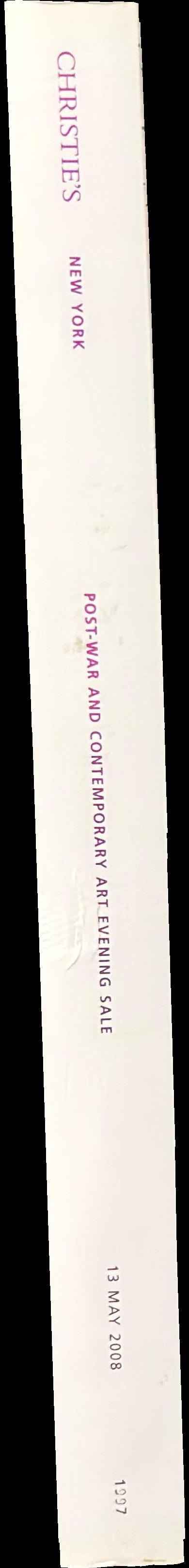 Post-war and contemporary art : evening sale : Tuesday 13 May 2008 spine