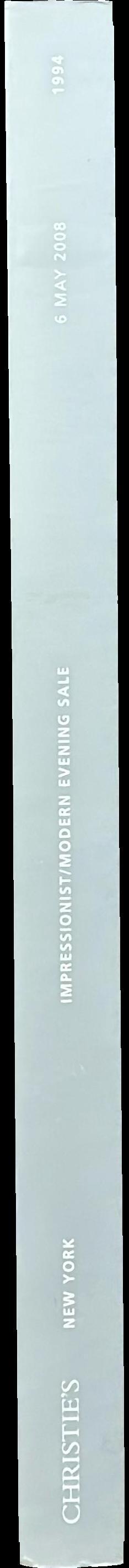 Impressionist and modern art : evening sale : Tuesday 6 May 2008 spine