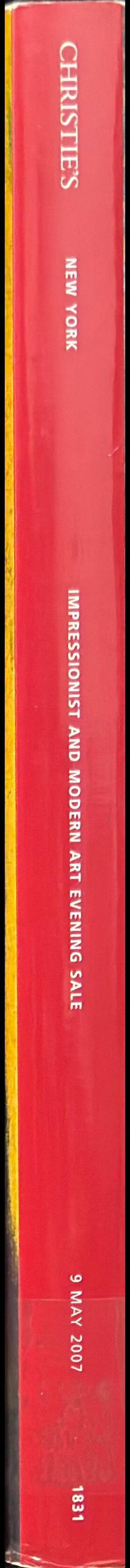 Impressionist and modern art : evening sale : Wednesday 9 May 2007 spine