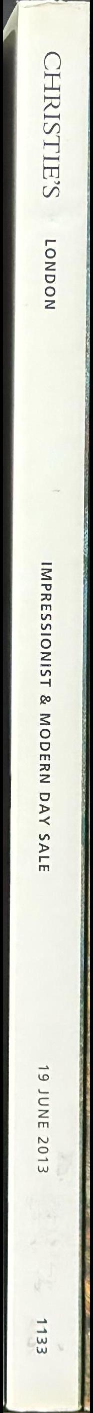 Impressionist and modern day sale : Wednesday 19 June 2013 spine