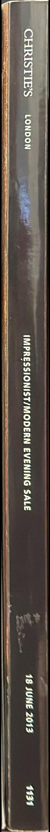Impressionist and modern evening sale : Tuesday 18 June 2013 spine
