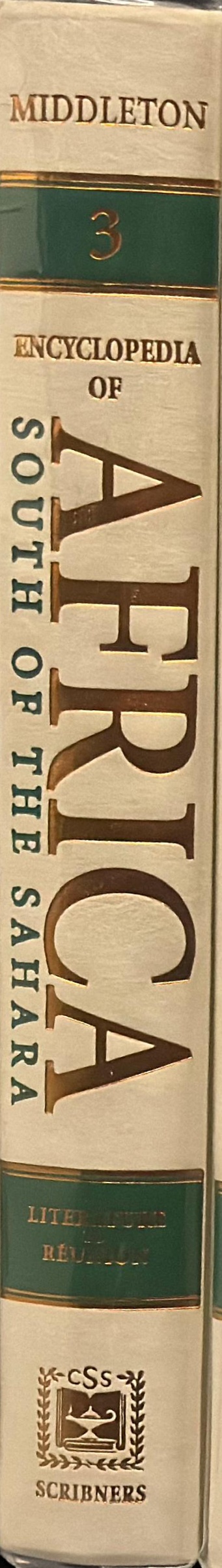 Encyclopedia of Africa south of the Sahara : volume 3 spine