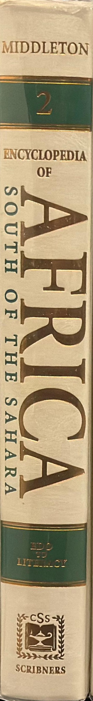 Encyclopedia of Africa south of the Sahara : volume 2 spine