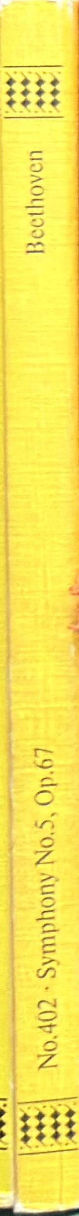 Beethoven : Symphony No. 5, C minor, Op. 67 spine