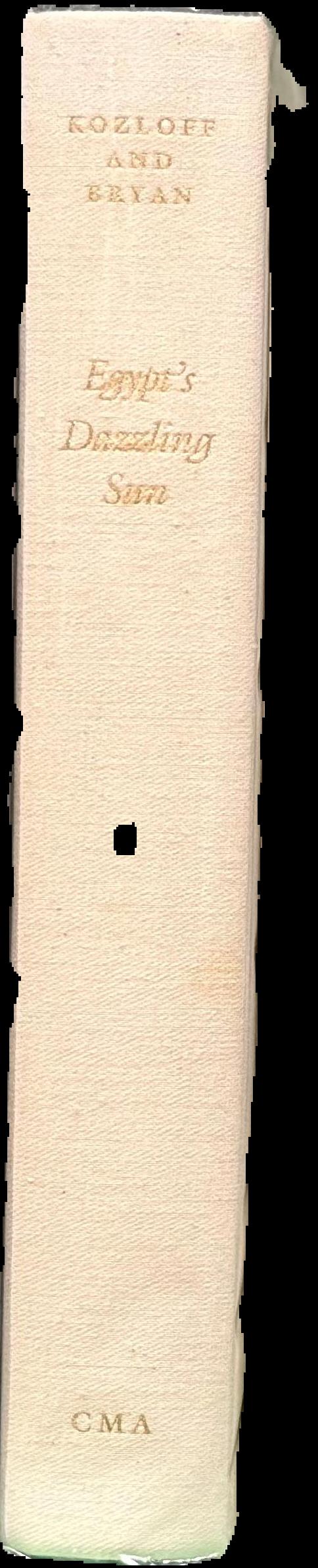 Egypt's dazzling sun : Amenhotep III and his world spine