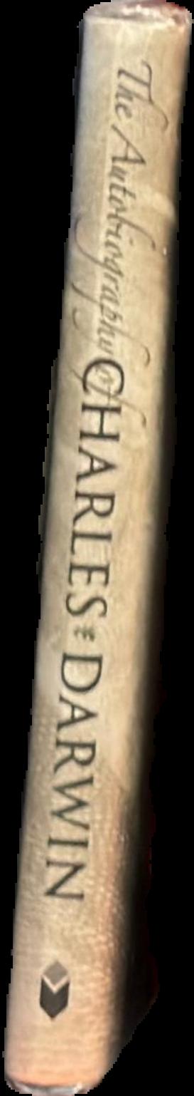 The autobiography of Charles Darwin spine