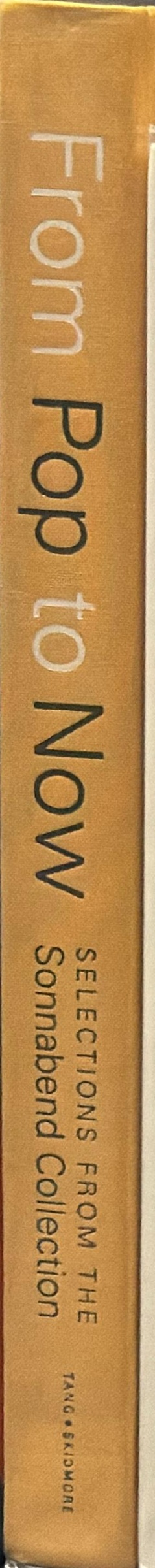 From Pop to now : selections from the Sonnabend Collection spine