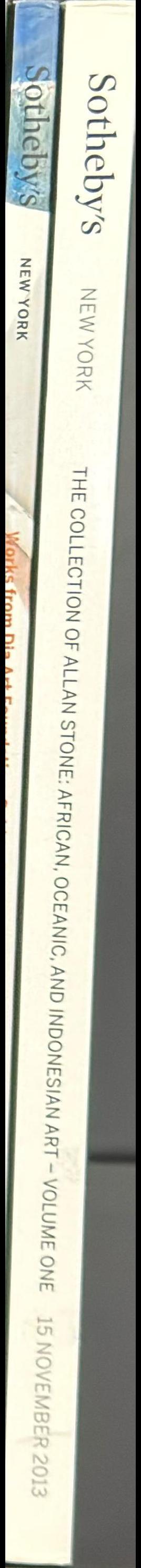 The Collection of Allan Stone : African, Oceanic and Indonesian art : volume one : auction in New York, 15 November 2013, 2.00pm spine