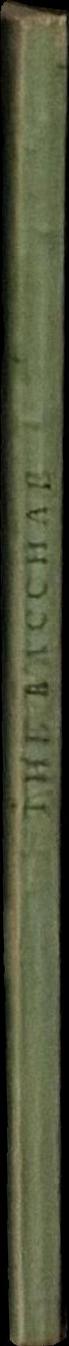 Euripides : The Bacchae spine