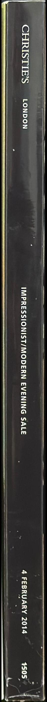 Impressionist / modern : evening sale : Tuesday 4 February 2014 spine