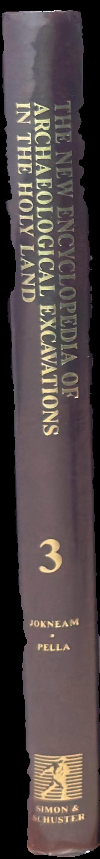 The new encyclopedia of archaeological excavations in the Holy Land : volume 3 spine