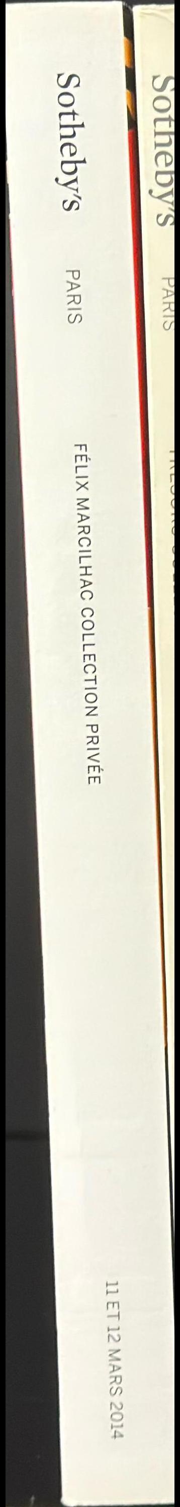 Felix Marcilhac collection privee : vente a paris : 11 et 12 Mars 2014 spine