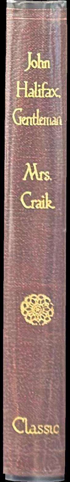 John Halifax, gentleman / by Mrs. Craik spine
