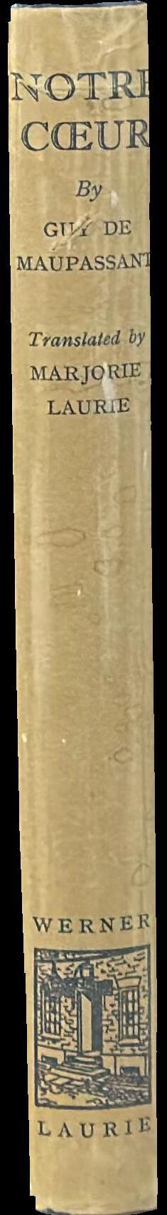 Notre coeur spine