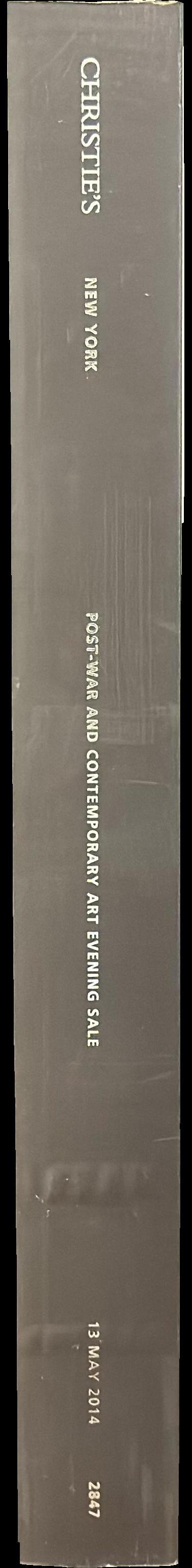 Post-war and contemporary art : evening sale : Tuesday 13 May 2014 spine