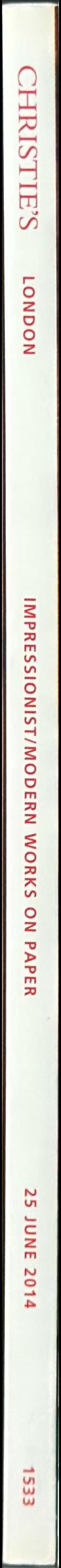 Impressionist/modern works on paper : Wednesday 25 June 2014 spine