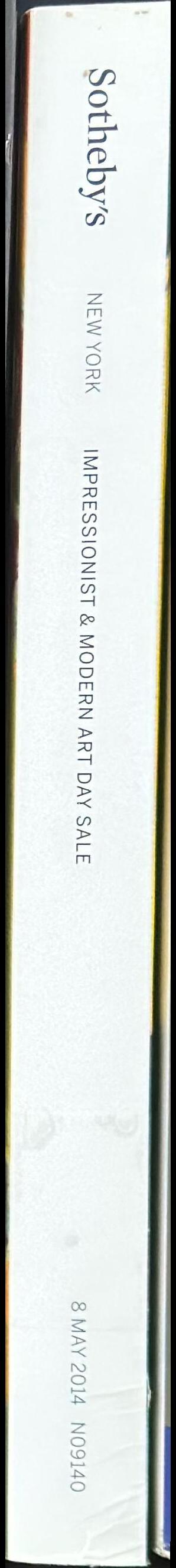 Impressionist and modern art day sale : auction in New York, 8 May 2014 spine