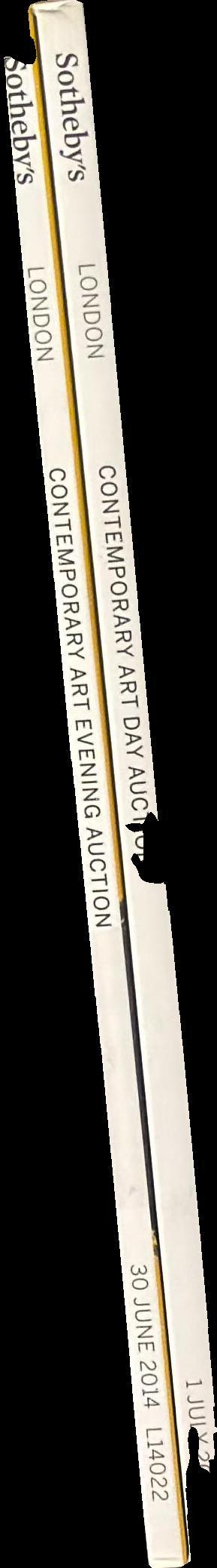 Contemporary art day auction : auction in London, 1 July 2014 spine